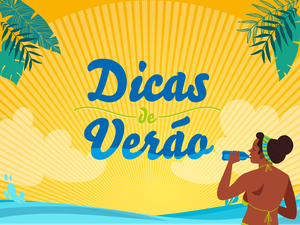 Casal orienta população ao consumo consciente de água neste verão