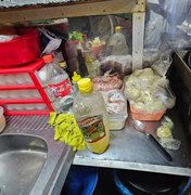 Vigilância Sanitária interdita food truck em condições insalubres na Ponta Verde