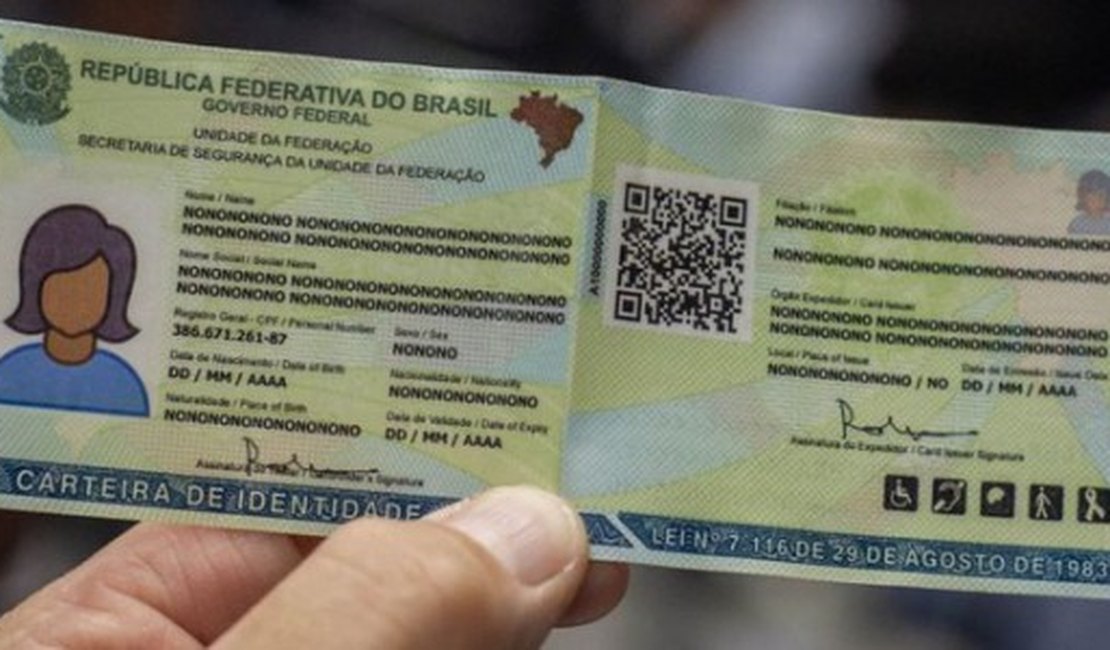 Cartórios em Alagoas começam a emitir a nova Carteira de Identidade; saiba como fazer