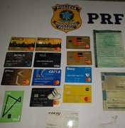 PRF prende suspeitos de praticar fraudes com cartões de crédito de terceiros