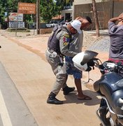 BPRv faz operação para coibir assaltos no litoral Norte de Alagoas