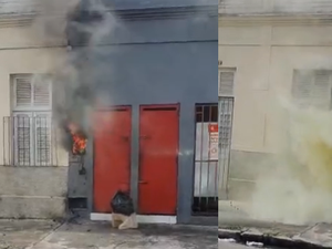 Princípio de incêndio é registrado em galeteria no bairro da Ponta Grossa