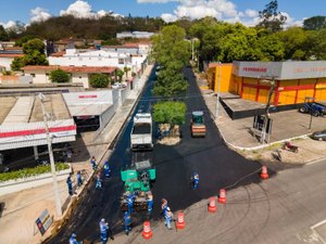Pró-Estrada avança com + 5 km de asfalto nas ruas de Santana do Ipanema