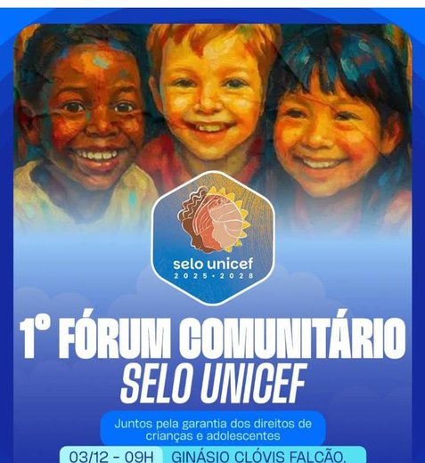Prefeitura de São Miguel dos Milagres anuncia Fórum do Selo Unicef