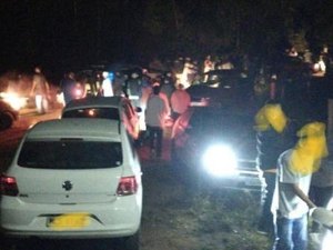 Polícia usa bala de borracha para acabar com festa em Santa Catarina