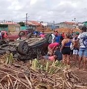 [Vídeo] Homem fica preso às ferragens após grave acidente em São Sebastião