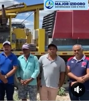 Prefeitura de Major Izidoro entrega poço artesiano para comunidade de Lagoa Cercada