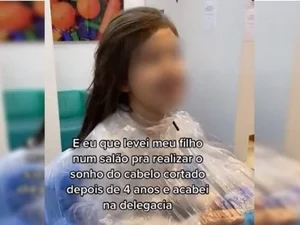 Vídeo: mãe registra BO após se revoltar com corte de cabelo do filho