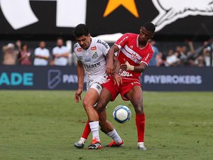 CRB vence o Santos  por 2 x 0 e garante permanência na Série B