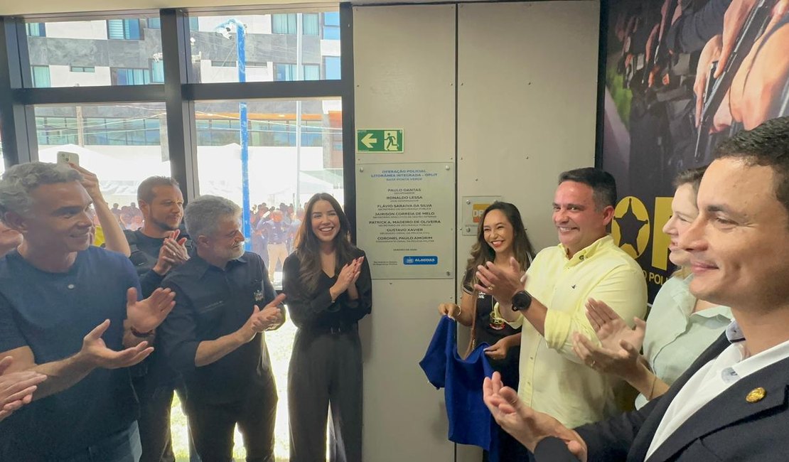 [Vídeo] Nova base da Oplit é inaugurada e reforça segurança na orla de Maceió