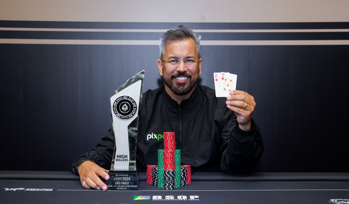 Quarto troféu: Rogério Siqueira segue fazendo história no maior evento de poker da América Latina