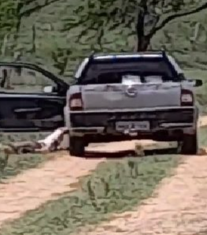 Corpos com marcas de tiros são encontrados dentro de caminhonete na zona rural de Batalha