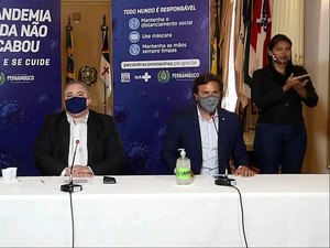 PE suspende feriado de carnaval por causa da pandemia e volta a ameaçar fechamento de parques