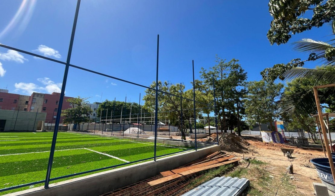 Mirante do Jacintinho recebe obra de revitalização com novos espaços de lazer e esportes