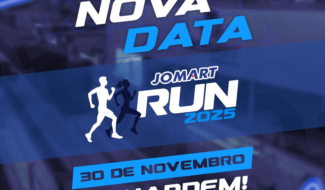 Jomart Run: primeira corrida de rua do Jomart Atacarejo será realizada em Arapiraca no dia 30 de novembro