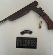 Polícia Militar apreende espingarda na zona rural de Feira Grande