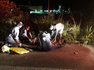 Motociclista usa contramão e colide em uma van na AL 115