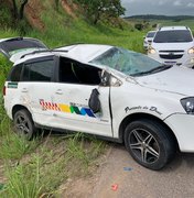 Taxista sofre acidente de trânsito em Porto Calvo