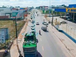 Gustavo Temoteo realiza carreata e afirma:'Estamos prontos para ajudar Arapiraca a voltar a crescer '