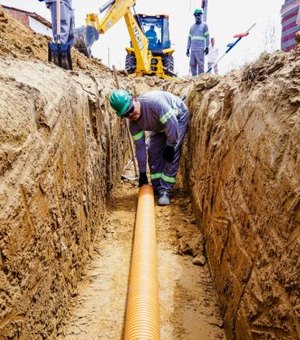 Águas do Sertão anuncia redução no cronograma de obras de esgotamento sanitário em Palmeira dos Índios