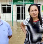 Prefeito de Jacuípe se pronuncia sobre inundação que atinge grande parte do município