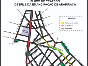 Operação garante segurança no trânsito durante desfile de aniversário de Arapiraca