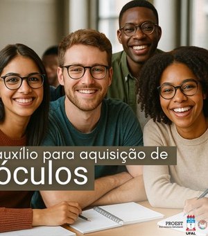 Ufal vai pagar auxílio para estudantes que precisam comprar óculos