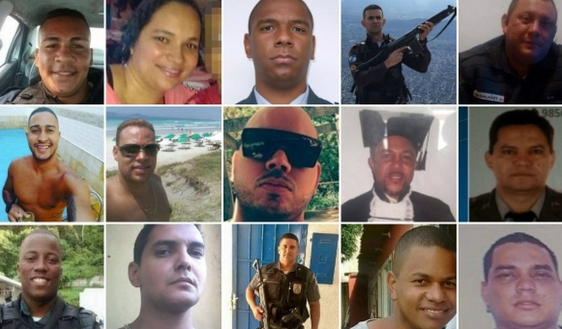 Cem policiais militares morreram no Rio de Janeiro desde o início do ano