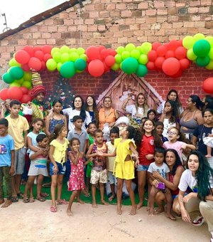 Prefeitura promove recreação e entrega presentes na Grota Recanto Nabal