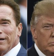 Schwarzenegger diz que Donald Trump o critica porque é 'apaixonado por ele'