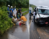 Van bate na traseira de caminhão e deixa feridos em Atalaia