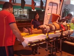 Moto perde controle e deixa dois feridos em Arapiraca