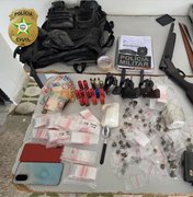Polícia Civil prende suspeitos de homicídio em Girau do Ponciano e apreende materiais ilícitos