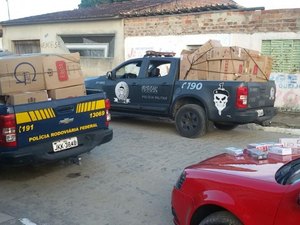 Grande quantidade de cigarros falsificados é apreendida durante operação do Gecoc em Arapiraca
