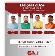 Candidatos ao Executivo de Maragogi debatem nesta terça (24)