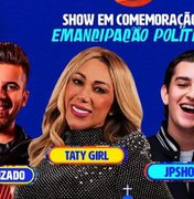Prefeitura anuncia shows de Taty Girl e Luan Estilizado em São Miguel dos Milagres