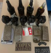 Polícia Militar apreende arma de fogo, maconha, cocaína e clorofórmio em ações no interior