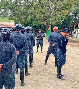 Arapiraca: 3º BPM recebe turma do 6º Curso de Policiamento Montado para dois dias de instruções