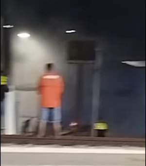 Princípio de incêndio em supermercado assusta funcionários em Rio Largo