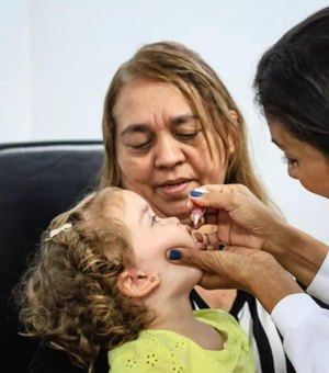 Maceió inicia campanha de vacinação contra a Poliomielite