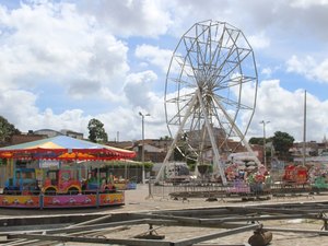 Tradicional parque de diversões já está sendo montado em Arapiraca