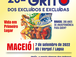 28º Grito dos Excluídos e Excluídas será na orla lagunar em Maceió