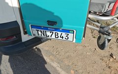 Acidente ocorreu no trevo