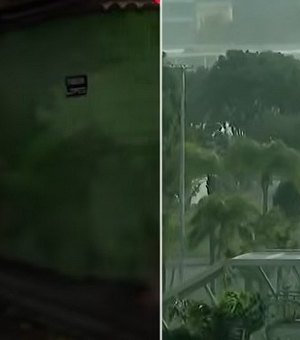 Duas pessoas morrem em desabamento após fortes ventos no Rio