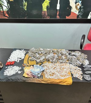 Polícia apreende cerca de 2 mil pedras de crack em Palmeira dos Índios