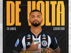 ASA anuncia retorno do zagueiro Alysson Dutra para reforçar defesa