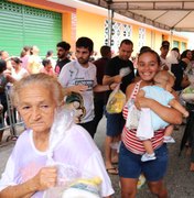 Campanha Padroeira Solidária beneficia mais de 3 mil famílias carentes em Arapiraca