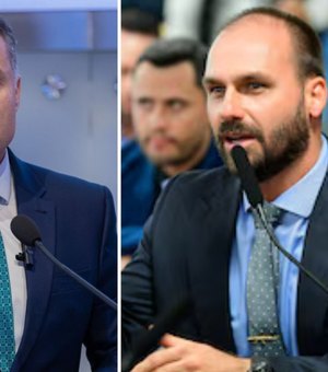 Renan Filho compra briga com mais um Bolsonaro ao desmentir filho do ex-presidente nas redes sociais
