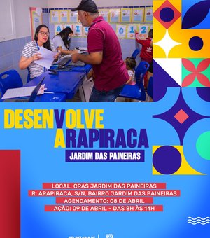 Programa Desenvolve Arapiraca chega ao bairro Jardim das Paineiras