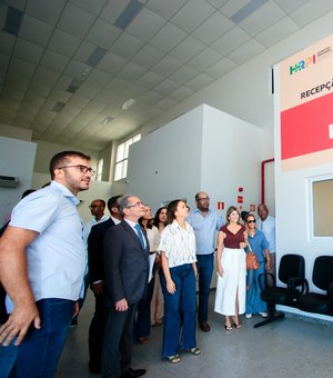 Governador em exercício visita Hospital Regional de Palmeira dos Índios